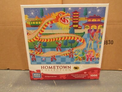Dragon Dance Jigsaw Puzzle - 1000 Pieces - Mega Puzzle - Hometown Collection - Image 1 of 4