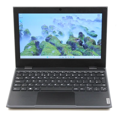 Lenovo 100e Gen2 11.6" Laptop PC, Intel Celeron Quad, 4GB RAM, 64GB eMMC, Win11 - Image 1 of 4