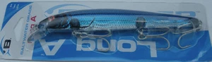 Bomber BSW16AXSIL 6" Heavy Duty Long-A 7/8 Oz Silver Flash/Blue Back - Picture 1 of 3