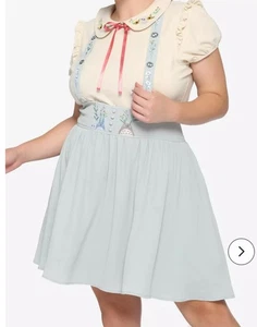 My Neighbor Totoro Her Universe Studio Ghibli Floral Suspender Skirt Size Large - Picture 1 of 13