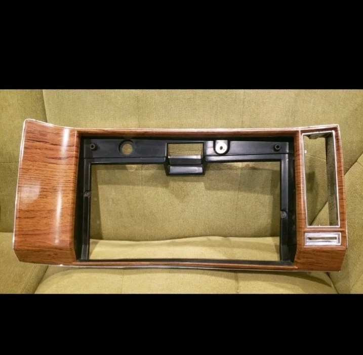 1980-1989 Cadillac Fleetwood Brougham Deville caixa de luvas moldura acabamento OEM grão de madeira - Imagem 1 de 1