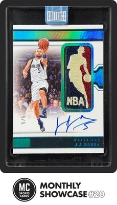 J.J. BAREA 2024-25 PANINI EMINENCE GAME-WORN NBA LOGOMAN PATCH AUTO JSY # 5/5 - Image 1 of 4