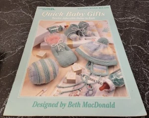 DF20 FREIZEITKUNST 1991, SCHNELLE BABYGESCHENKE STRICKMUSTER BROSCHÜRE - 12 ARTIKEL ZUM STRICKEN - Bild 1 von 2