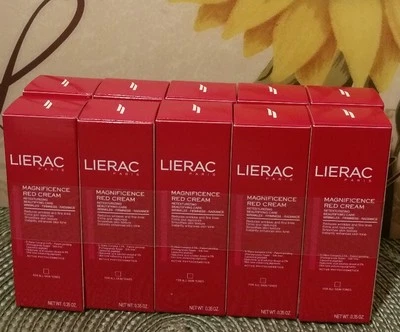 10 LIERAC PARIS MAGNIFICENCE RED CREAM RETEXTURIZING WRINKLES FIRMNESS 10ml/Each - Image 1 of 3