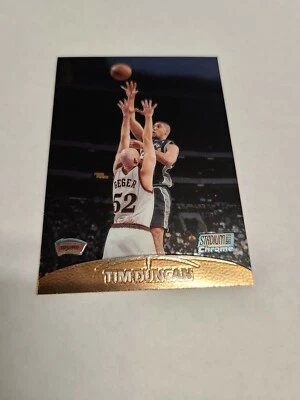 1999-00 Stadium Club Chrome #36 TIM DUNCAN SAN ANTONIO SPURS - Image 1 of 4