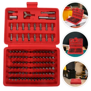 100 Pcs Batch Head Sleeve Precision Screwdriver Tools Repair Kit - Picture 1 of 12