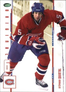 2003-04 Parkhurst Original Six Montreal Hockey Card #26 Stephane Quintal