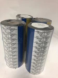Zebra ribbon 6.50" x 1476" (165MM x 450M) Black FH wax (4/pack) - Bild 1 von 6