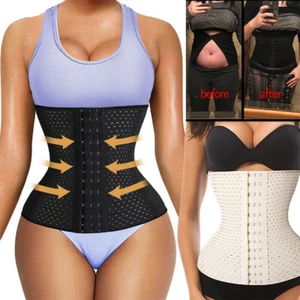 Waist Trainer Corset Hourglass Belly Tummy Control  Girdle Shaper Underbust Belt - Picture 1 of 16