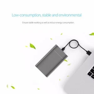 Type C to MSATA HDD Enclosure Mini-SATA SSD to USB3.1/3.0 for Case Aluminum Allo - Afbeelding 1 van 11