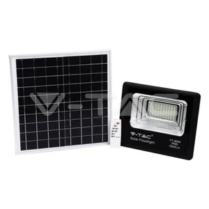 Faro Led 60W a batteria con pannello solare e telecomando V-TAC VT-60W - Imagen 1 de 5