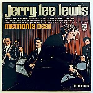 JERRY LEE LEWIS - MEMPHIS BEAT - 1966 UK LP VINYL MONO ALBUM - BL 7706 - VG+/VG+ - Picture 1 of 2