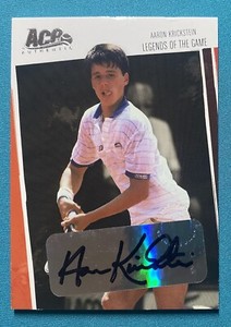 2006 ACE AUTHENTICS AARON KRICKSTEIN LEGENDS OF THE GAME AUTOGRAPH 153/400