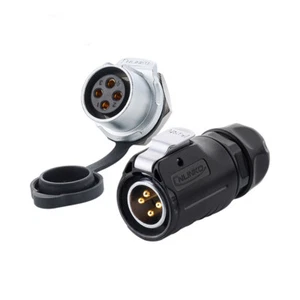 IP67 M20 4 pin connettore auto tipo saldatura per illuminazione audio striscia LED - Foto 1 di 18