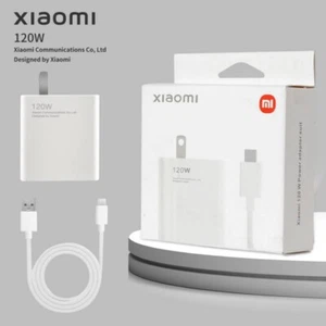 Poste gratuite ! Véritable Xiaomi Redmi 120W Chargeur Rapide Adaptateur Secteur US EU UK Plug - Photo 1 sur 13