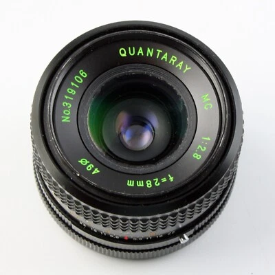 Quantaray - 28 毫米 f/2.8 镜头 - 佳能 FD 卡口 - 卡口光圈用于零件或维修 — 第 1/3 张图片