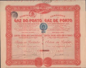 PORTUGAL : Companhia do Gaz do Porto 1906 - Picture 1 of 1