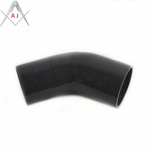 2.25"-2.5" 57 to 64MM 45 DEGREE ELBOW COUPLER REDUCER UNIVERSAL SILICONE HOSES - Imagen 1 de 3