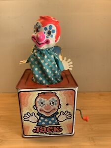 Vintage 1976 Mattel USA Jack in the Music Box ~not Working