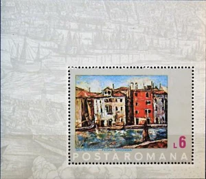 ROMANIA ROMANIA 1972 Block 99 UNESCO Save Venice Save Venice Painting MNH - Picture 1 of 1