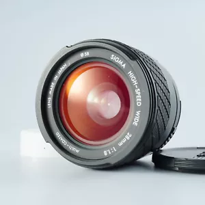 EX+5 SIGMA HIGH SPEED WIDE 28mm F/1.8 Multi Coated MF Lens For Nikon F - Picture 1 of 23