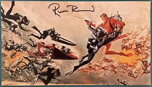 Ricou Browning James Bond Thunderball SUPER RARE Signed Autographed 14x8 Poster - Picture 1 of 1