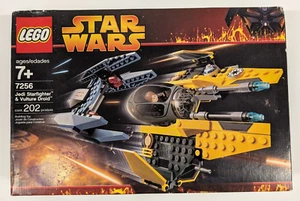 New Lego Star Wars Jedi Starfighter & Vulture Droid (7256) Anakin Skywalker NOS - Picture 1 of 17