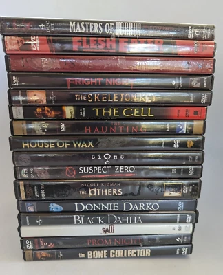Large Horror Movie Lot 16 DVD Donnie Darko, Fright Night, and others - Image 1 of 4