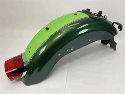  Harley-Davidson 2007 Sportster XL1200C Rear Fender Olive Pearl Gold Stripe  - Image 1 of 4