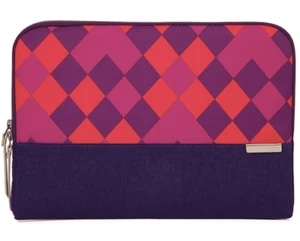 Padded Case Cover for Tablet MacBook Laptop eReader 11" Grace Purple Diamonds - Picture 1 of 4