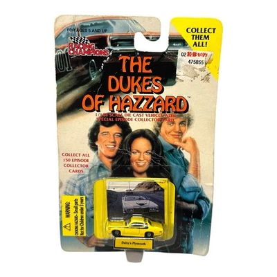 Vintage Racing Champions Dukes of Hazzard Daisy’s Plymouth Car 1/144th Card #27 - Image 1 of 4