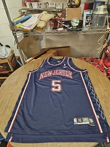 Jason Kidd New Jersey Nets Reebok Team Apparel Stitch Azul Marino Talla XL Largo +2 - Imagen 1 de 14