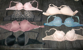 Victoria&rsquo;s Secret Bras~Lot of 7~ Five are Size 32D~Two are 32DD