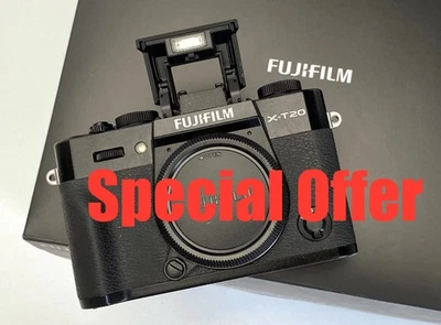 Fujifilm X-T20 24MP X-Trans 4K UHD Digital Mirrorless Camera Black - Body Only - Image 1 of 4