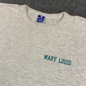 Vintage Champion 1980s Mary Louis Academy NYC Athletic T-shirt. Made in USA. - Picture 1 of 14