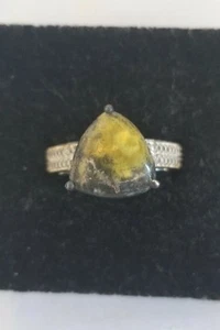 Hummel Jaspis Ring Größe 10 Sterlingsilber - Bild 1 von 7