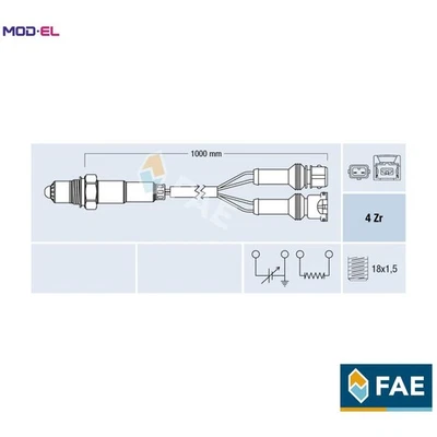 LAMBDA SENSOR 77124 FOR FERRARI 512/TR 348/ts/GTS/tb/GTB FIAT CROMA TIPO 4.9L - Image 1 of 4