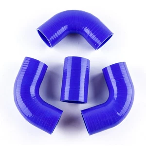 Blue For 89-94 Land Rover Defender 200TDI Silicone Intercooler Boost Turbo Hose - Picture 1 of 8