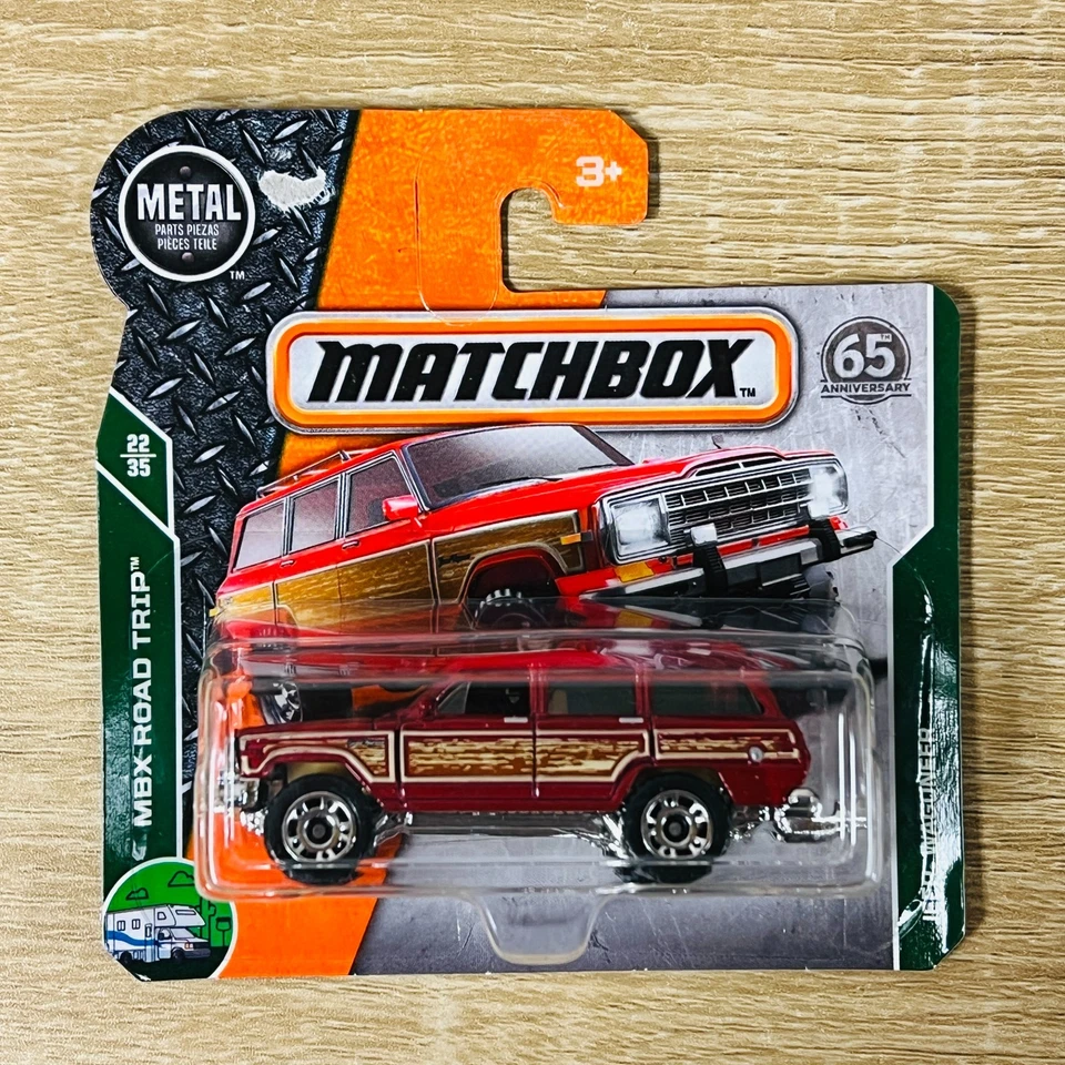 Tarjeta corta Jeep Wagoneer MB1082 MBX Road Trip grano madera roja 2018 Foto 1 de 1