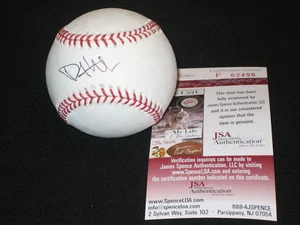 PHIL HUGHES YANKEES SIGNED AUTOGRAPHED OML BASEBALL JSA - Picture 1 of 7