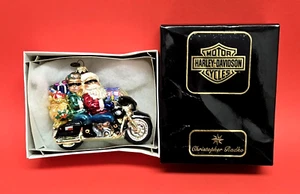 Christopher RADKO ~ CRUSIN SANTA MRS CLAUS HARLEY DAVIDSON MOTORRAD ORNAMENT ~ - Bild 1 von 17