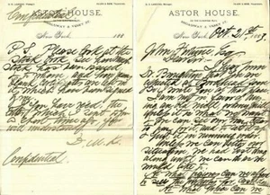 ASTOR HOUSE NUEVA YORK 1883 DM TERRITORIO KELLY DAKOTA DT MINA MARKETING EXTRANJERO - Imagen 1 de 4