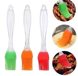 Pastry Brush Baking Greasing BBQ Basting Utensil Silicone Plastic Handle Small - Picture 1 of 6