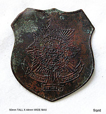 antique/vintage Zimbabwe metal Security Force shield badge