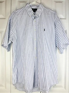 Mens Ralph Lauren BLAKE s/s button down casual dress shirt size Large L - Picture 1 of 3