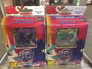 My Little Pony Canterlot Nights Set Of Both Theme Decks For Card Game CCG TCG