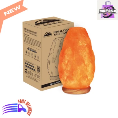 Lámpara de sal brillante del Himalaya con interruptor de atenuación 5-7 libras Foto 1 de 4