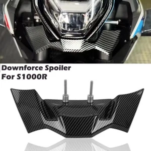For BMW S1000R 21-24 ABS Wing Downforce Front Spoiler Naked Aerodynamic Winglet - Picture 1 of 3