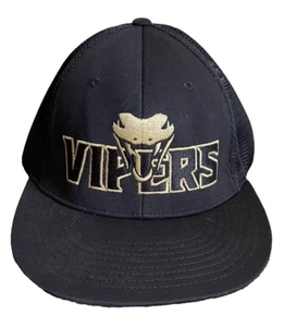 Vipers Snapback Black Size PTS 20M sm-md small medium Richardson - Picture 1 of 7