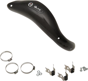 Moose Carbon Fiber Pipe Guard 16-18 FC/FX450, 15 450SX Factory, 16-18 450SXF/XCF - Picture 1 of 1
